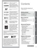 Panasonic TCP65ST30 TV Operating Manual